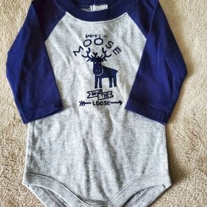 Gymboree moose bodysuit